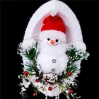 Christmas New RUCHAO Christmas Decoration New Arrival Eggshell Snowman Pendant For Christmas