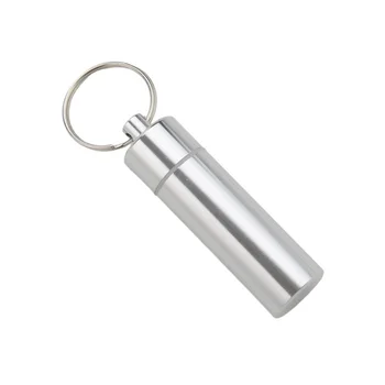 CNC OEM Custom Health Care Portable Pill Case with Keychain