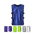 Vest Football Manufacturer Custom Printing Mesh Sports Vest Bibs 100% Polyester Football Jersey