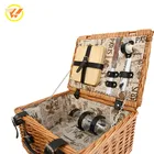 Storage Basket Picnic Storage Basket Hot Selling Brown Wicker Storage Box Cane Picnic Rattan Basket