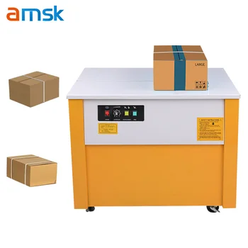 T800 Entry Level Manual Box Plastic Banding Packing Baler Semi-automatic Single Motor High/Low Workbench Strapping Tool Machine