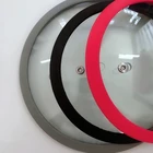Lids With Silicone Tempered Glass Lid Clear Tempered Glass Lids With Silicone Ring