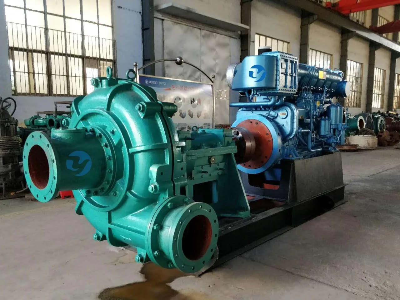 barge used sand dredge pump