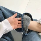 Long Jeans High Quality Jeans Competitive Price Straight High Waisted Blue Baggy Casual Long Denim Jeans For Grils