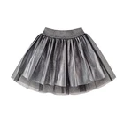 Short Girls' Skirts Girls Customized Fashion Design Style Fashion Short Girls' Silver Skirts