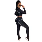 Hot Sale Denim Brand Clothing Sets For Women Tracksuit Joggers Jumpsuit Set Fall Drop Shipping