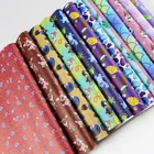 No MOQ Cut To Sheet As Yours Custom Printed Vinyl Synthetic Faux Leather With Latest Designs