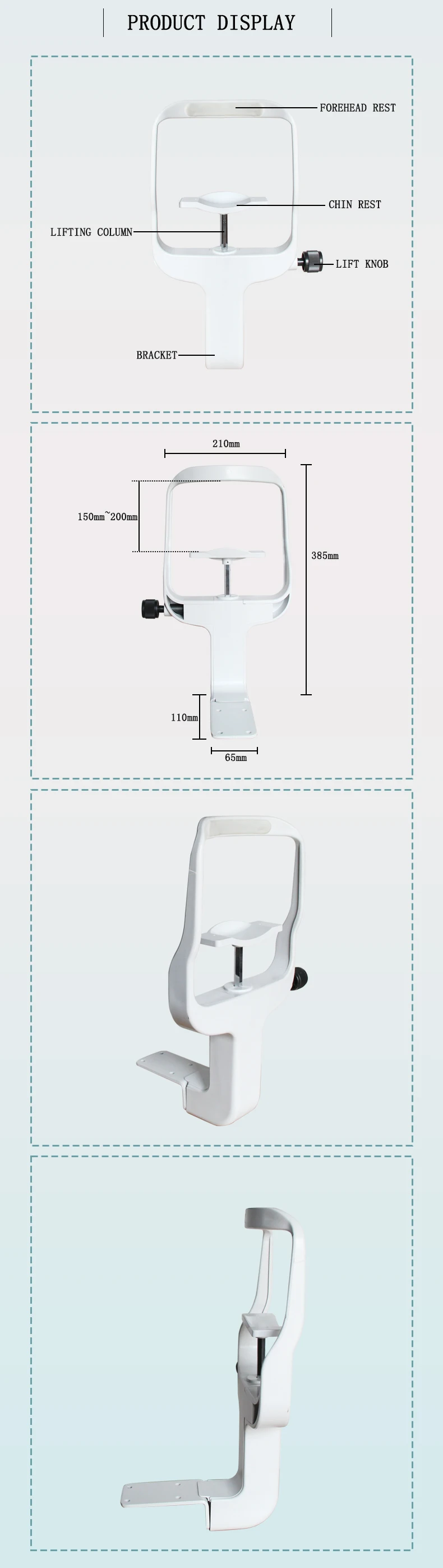 Optometry Equipment Higher Quality Ophthalmic Chin Rest Bracket Optical