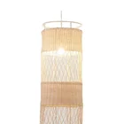 Light Woven Promotional Pendant Light Decorative South East Style Woven Rattan Hanging Light For Restaurant