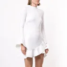 New Women 2021 New Design Ruffle White Women Dresses Casual Dresses Women Clothing Dress
