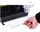 Parrot Red /Green /Black /Pink Blue Horizontal Sliding Iron Large Bird Cage Parrot Breeding