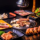 Smokeless Korean Bbq Table Commercial Top Restaurant Hot Pot Table Korean Bbq Grill Table