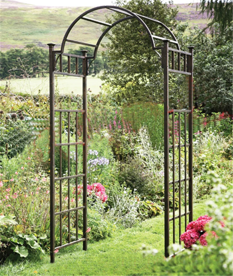 Outdoor Metal Garden Rose Arch/Garden Flower Decorative