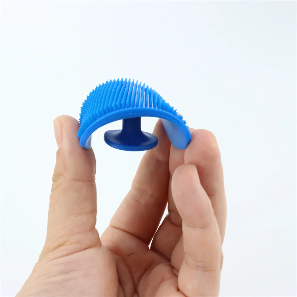 Silicone facial cleansing brush silicone scrubbers brush blackhead scrubber brush deepcleansing