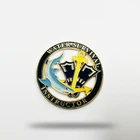 Copper Custom Own Design Gold Silver Copper Bronze Soft Enamel Zinc Alloy 3d Metal US Challenge Coin Wholesale