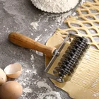 Bread Roller Dough Cutter Roller Popular Food Grade Stainless Steel Kitchen Baking Tool Stainless Steel Dough Bread Lattice Roller Cutter