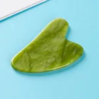 Jade Wholesale Green Facial Roller Jade Roller Gua Sha Set 100% Natural Logo Rodillo De Jade