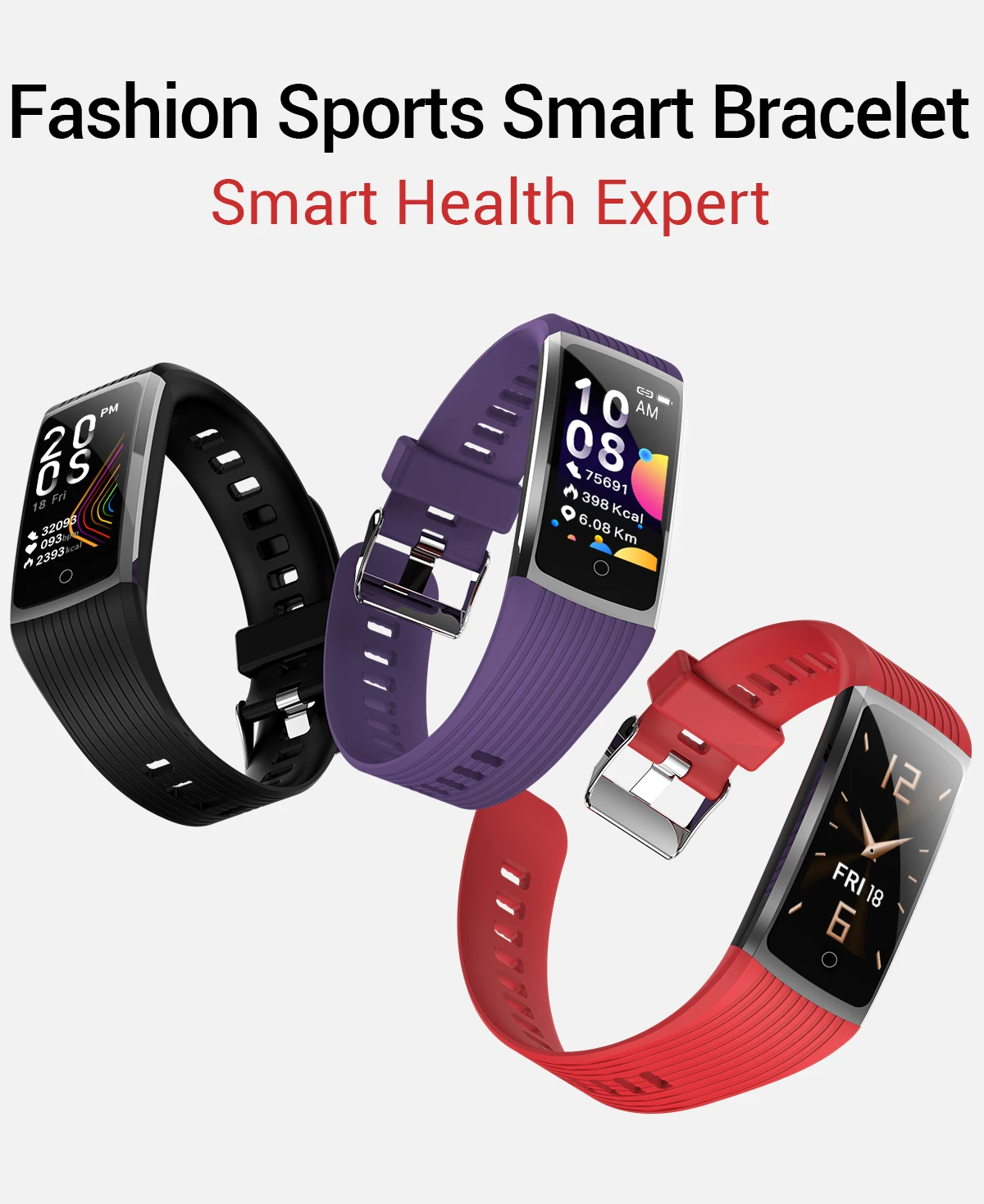 Oem Color Screen R12 Smart Watch Ip68 Waterproof Full Touch Smart Sport