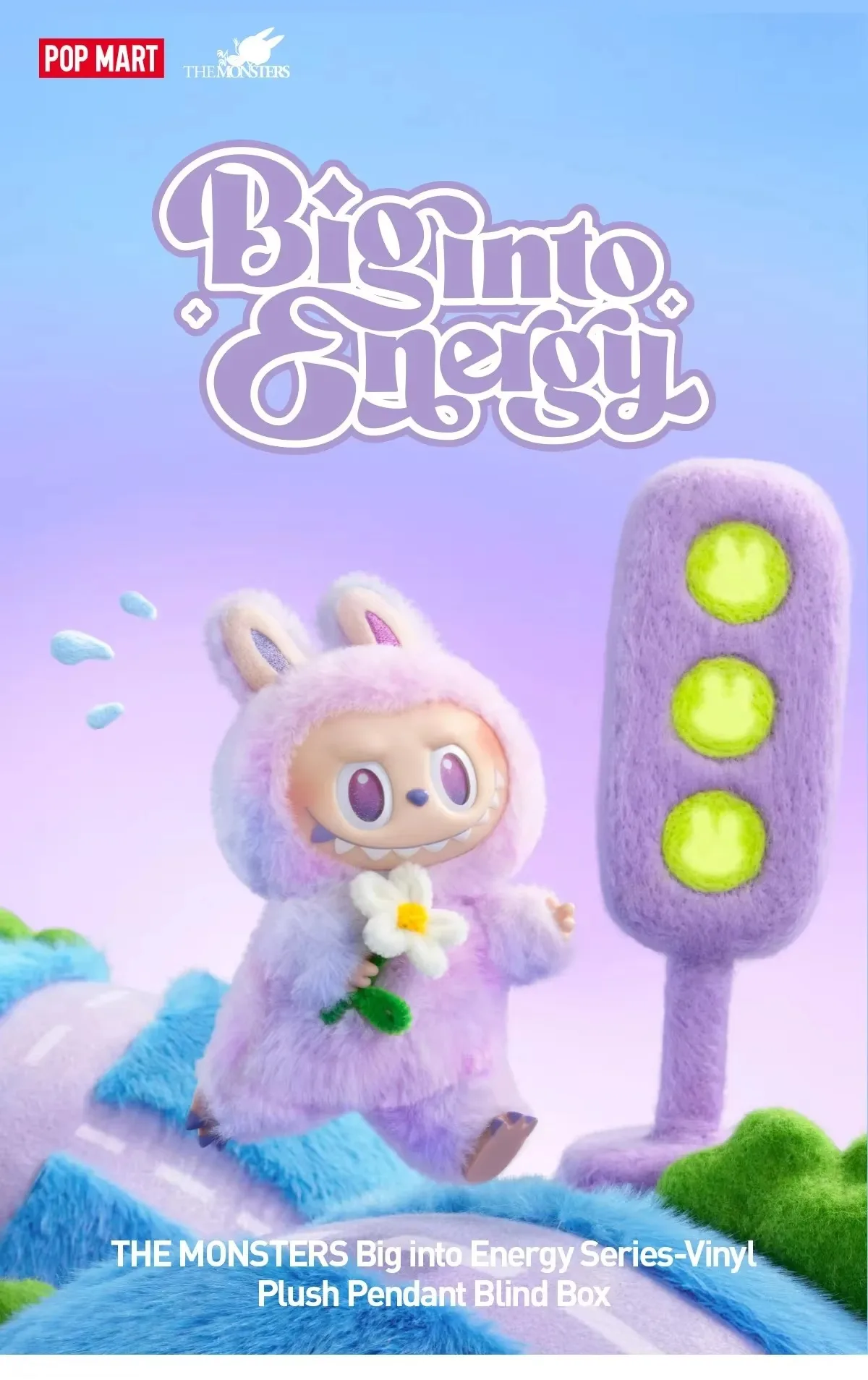 Labubu Big into Energy Plush Dolls - Pop Mart Blind Box