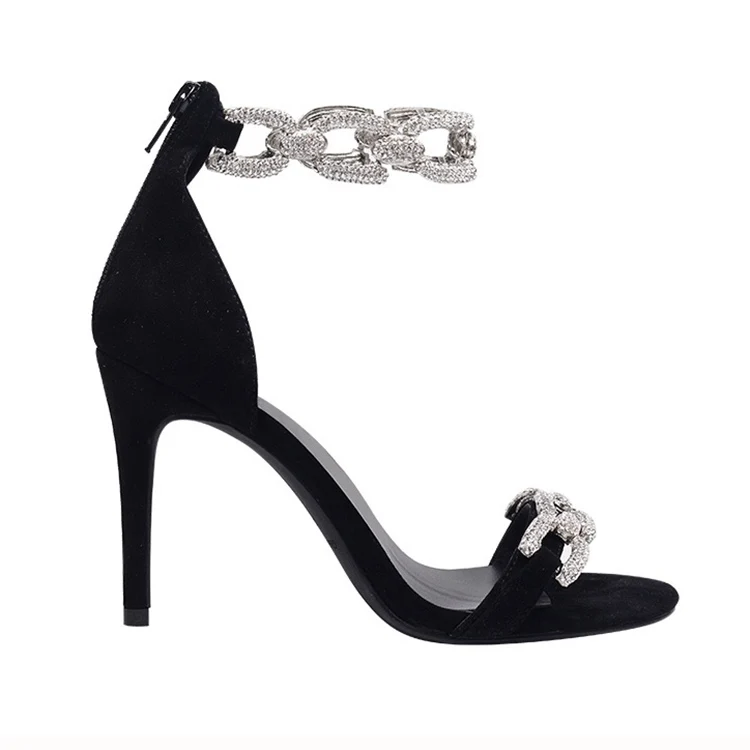 black sandals heels comfortable