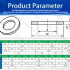 White Plastic Nylon Flat Washer Plain Spacer Insulation Gasket Ring For Screw Bolt