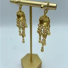 Earrings Alloy Fashion Design Ethnic Women's Red Earrings Vintgae Alloy Earrings Tassel Dangle Earrings