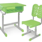 School High Desk And Chair School 2021 New Model Single School Desk And Chair High Quality Environmental Adjustable Height