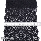 Nylon 22cm Fashion 3d Nylon Spandex Lace Strips Textile Tulle Stretch Lace