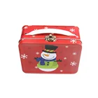 Tin Tins Unique Food Grade Custom Lunch Cookies Rectangular Metal Tin Box Empty Plain Kids Metal Tin Lunch Boxes Tins