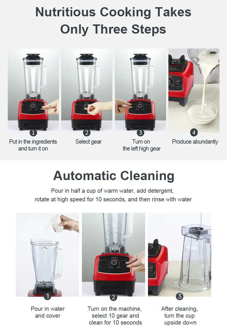 Commercial Chopper Juice Smoothie Portable Electric Masticating Maker