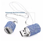 Usb 4gb 64gb 2021 Diamond Jewelry Usb 2.0 3.0 USB Key Flash Stick Pendrive USB Flash Drive 4GB 8GB 16GB 32GB 64GB