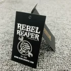 Clothing Cheap Factory Accessories Own Logo Clothing Garment Swing Paper Hand Tag
