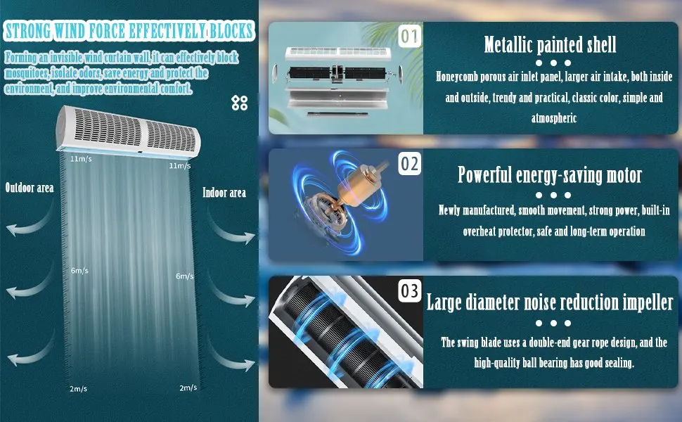 Air Curtain, FM-1218GKB - detail 4