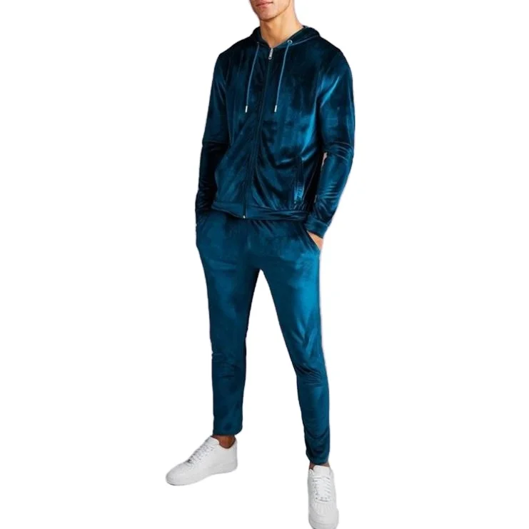 suede sweatsuit mens