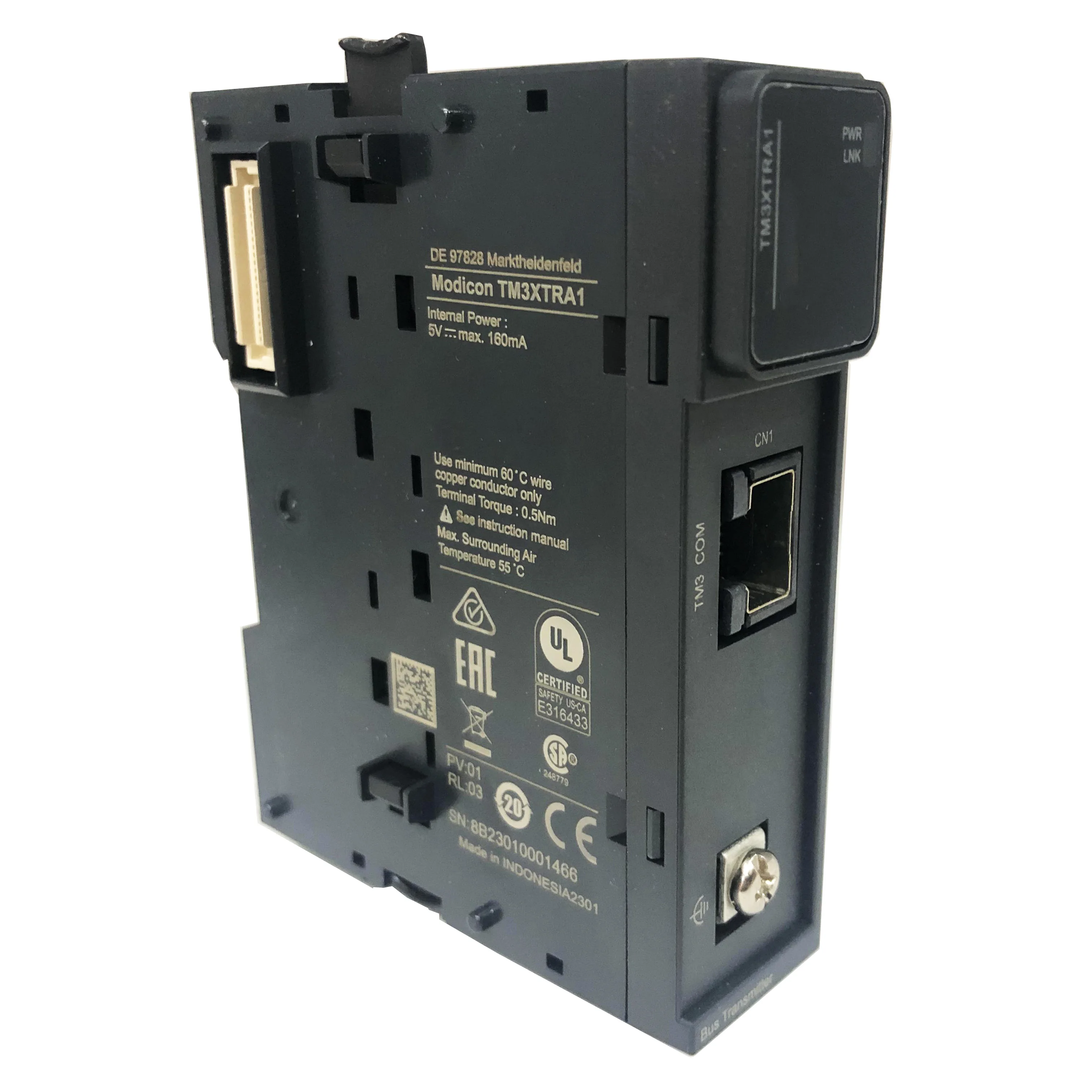 new original tm3xtra1 modicon tm3 extension bus module stable bus signal transmission convenient plc system expansion simple wiring and debugging strong anti interference-1