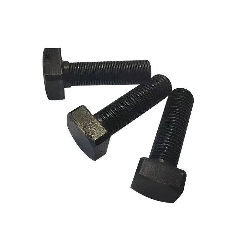 Hex Bolt M5 Half Thread Black Oxidation DIN933/DIN931 Screw Custom Manufacturer RoseMary in China - details