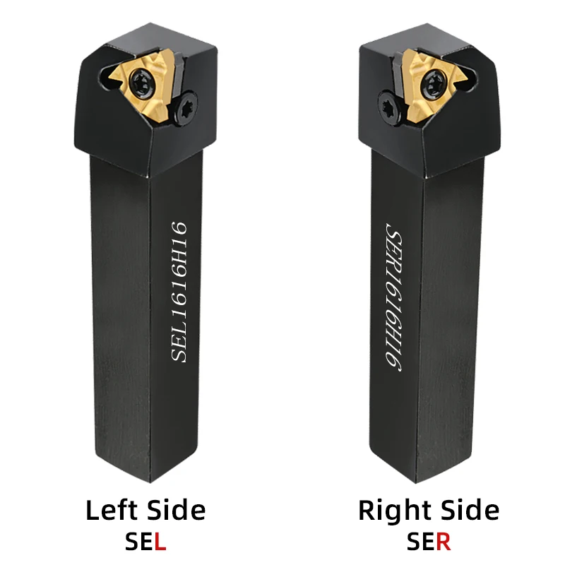 Turning Tool Holder Grooving Cutter for CNC Machining Center, Right and Left Hand, 42Cr details