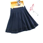 Skirt Above Knee Long Sleeve Sweater And Skirt High School Uniform Girls Summer Dresses Kids