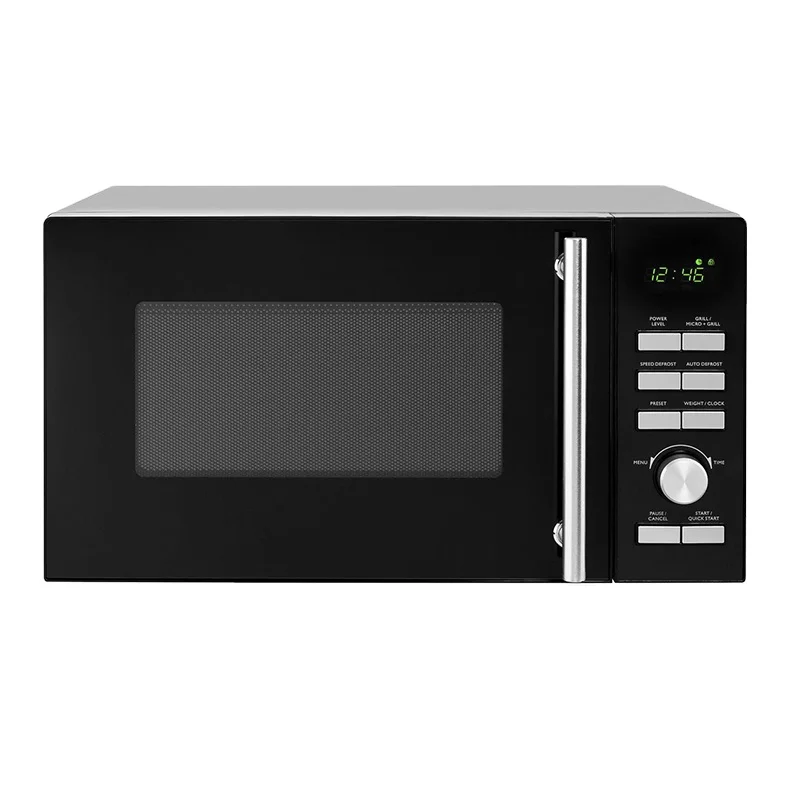 black 25l microwave