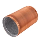 Aluminum Exhaust Non-Insulated Gold Single Layer Aluminum Foil Flexible Exhaust Pipe