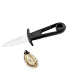 Clam Shellfish Stainless Steel Oyster Knife Shucker With Non Slip Handle Clam Shellfish Seafood Opener