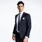 Suit Custom Logo High Quality Classical Dress Business 100% Wool Suit Set For Men