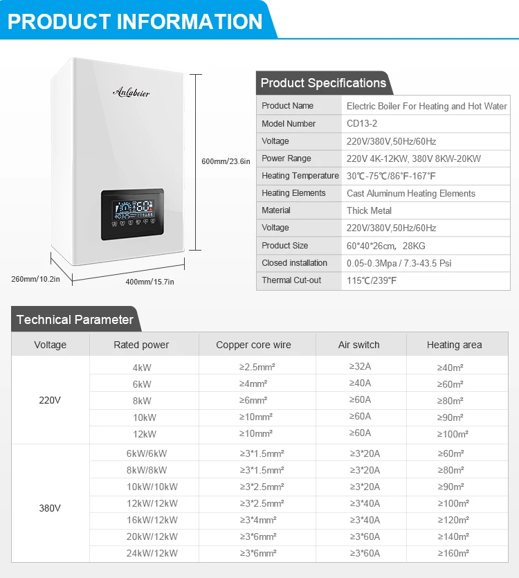Other Home Heaters, 220V Single Phase, 20000 - detail 14