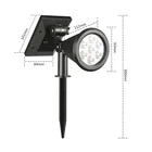 Led White Light Led7 Pcs 5050 Dusk To Down 7 Led White Or Rgb Solar Led Spot Light Outdoor For Tree Lawn
