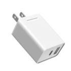 Iphone 18W Fast Charger ETL Dual USB Quick Charger Usb QC 3.0 USB Type-C PD Fast Charger For IPhone Samsung