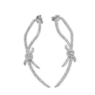 Earrings Women Classic 925 Sterling Silver Jewellery Geometric Earrings For Valentine Gift