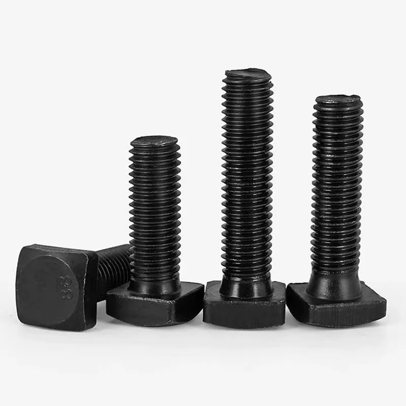 ASTM Black Full Thread Square Head Machine Bolt manufacture