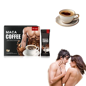 Suger Free 100% Organic Certificated Black Coffee Maca Coffee Power for Men and Women