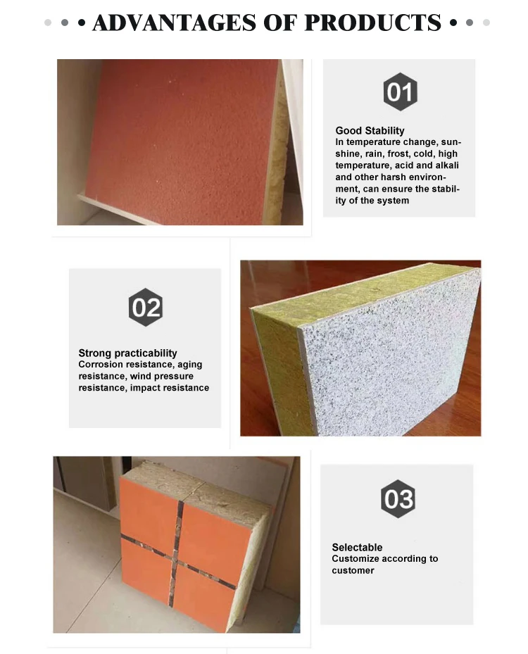 Decorative Integrated Board Heat Resistant Insulating Insulation Board