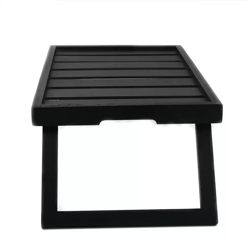 2023 New Design Serving Portable Laptop Tray Portability Desk Black Breakfast Bamboo Bed Tray Table with Folding Legs